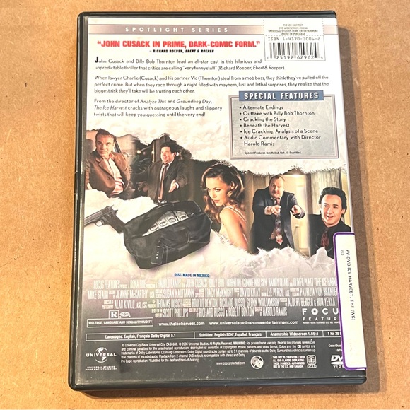 DVD Movie - The Ice Harvest - John Cusack - Billy Bob Thornton - Connie Nielsen - Picture 2 of 2